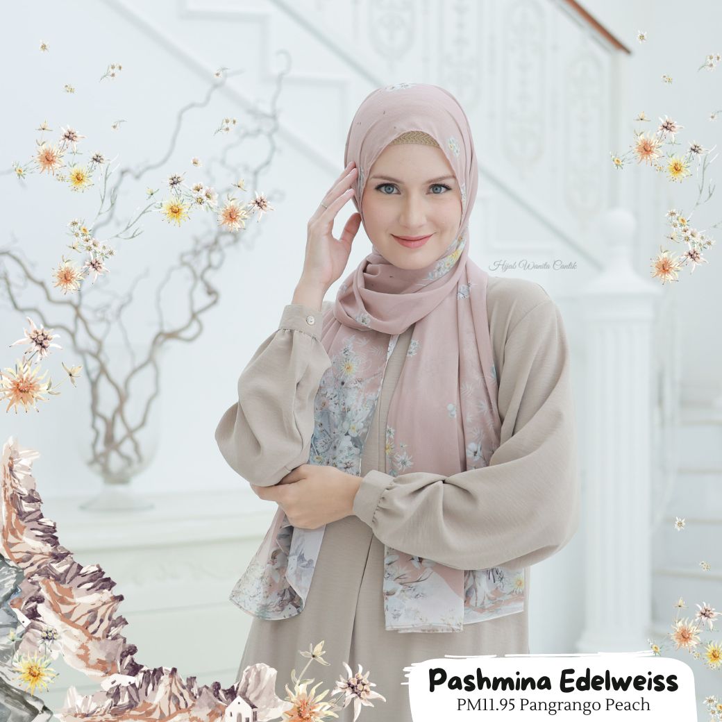 Pashmina Edelweiss - PM11.95 Pangrango Peach