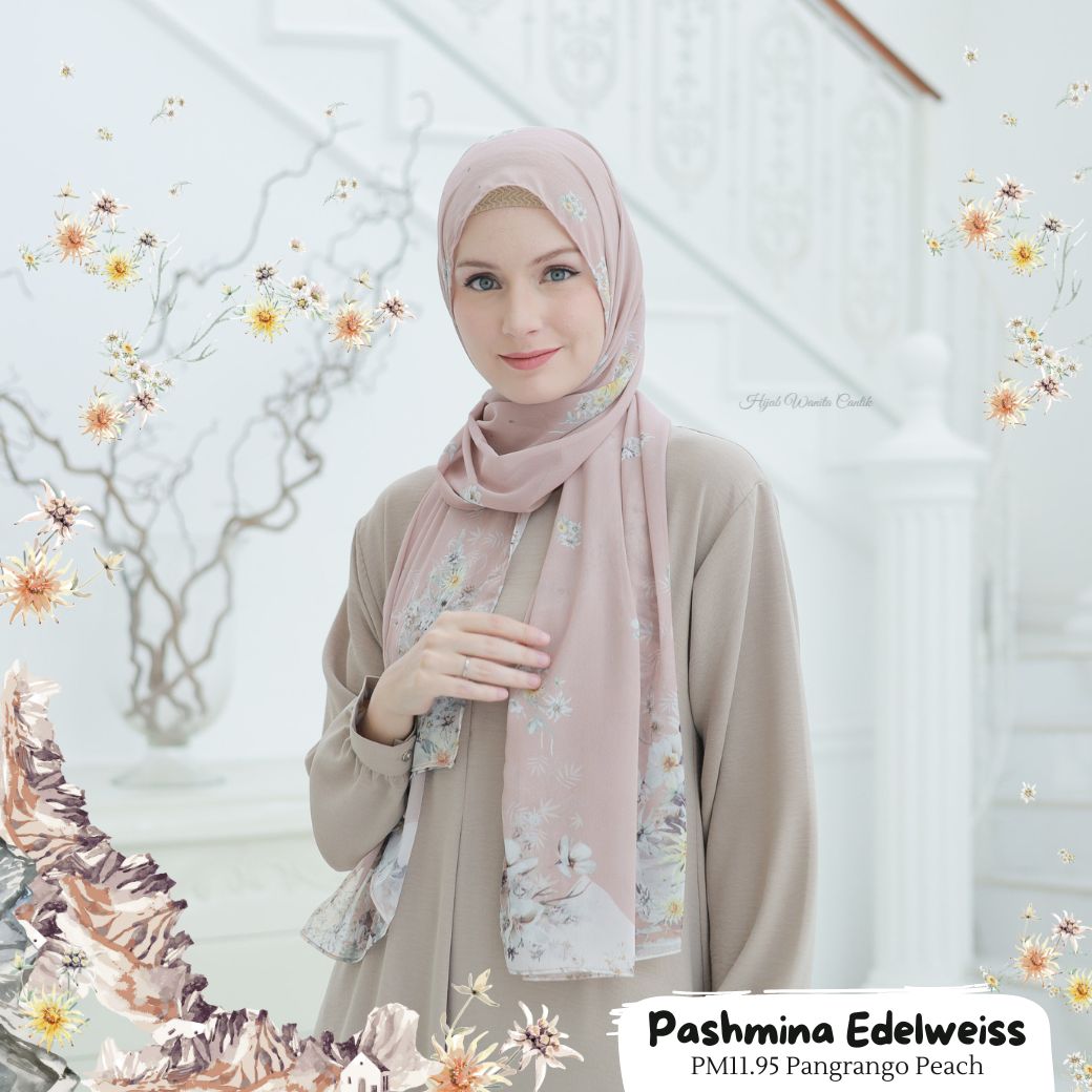 Pashmina Edelweiss - PM11.95 Pangrango Peach