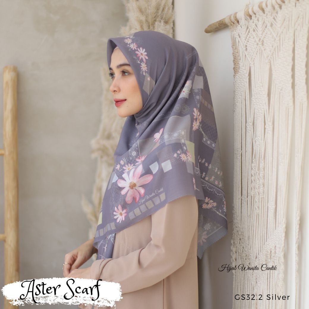 Aster Scarf - GS32.2 Silver