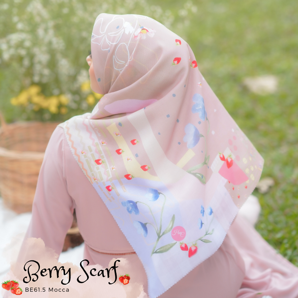Berry Scarf Icy Voal - BE61.5 Mocca