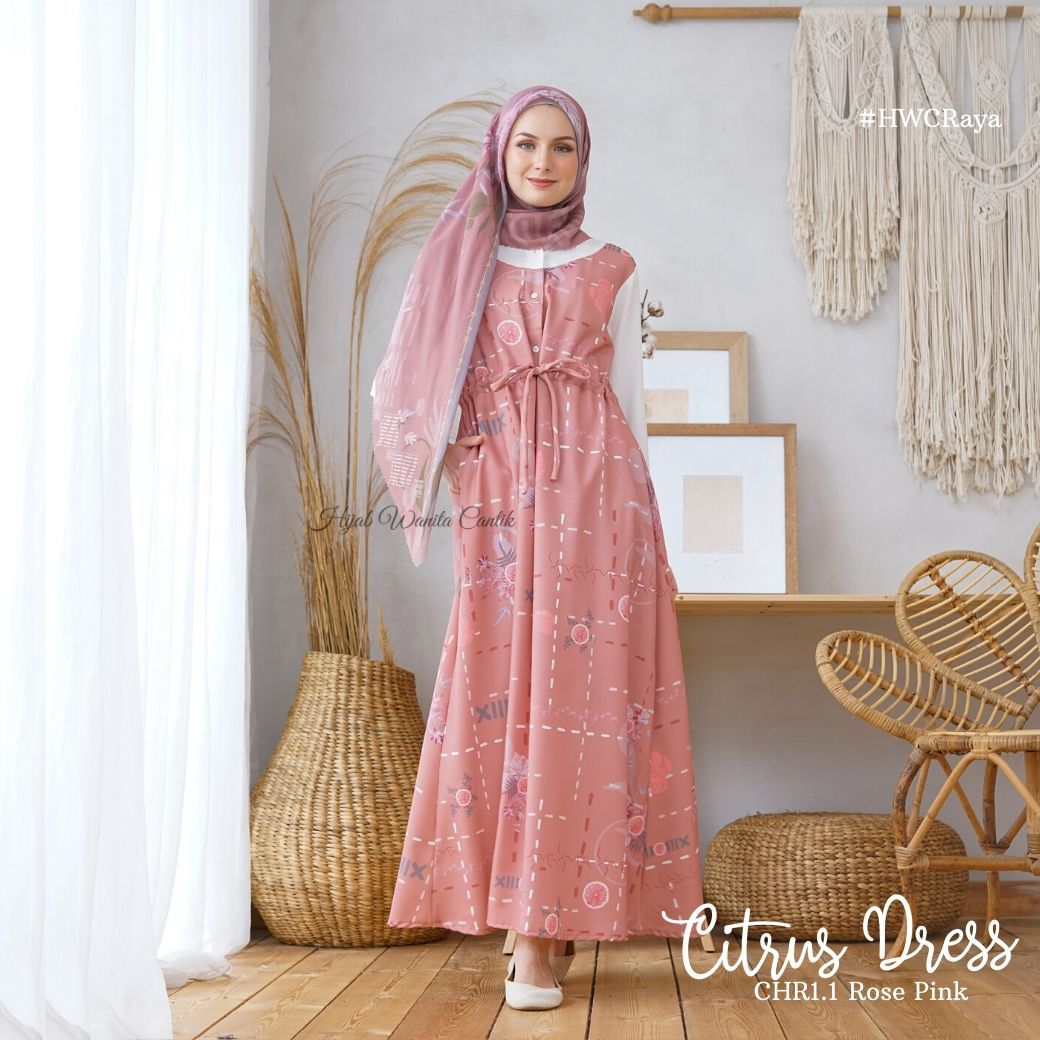 Citrus Dress - CHR1.1 Rose Pink
