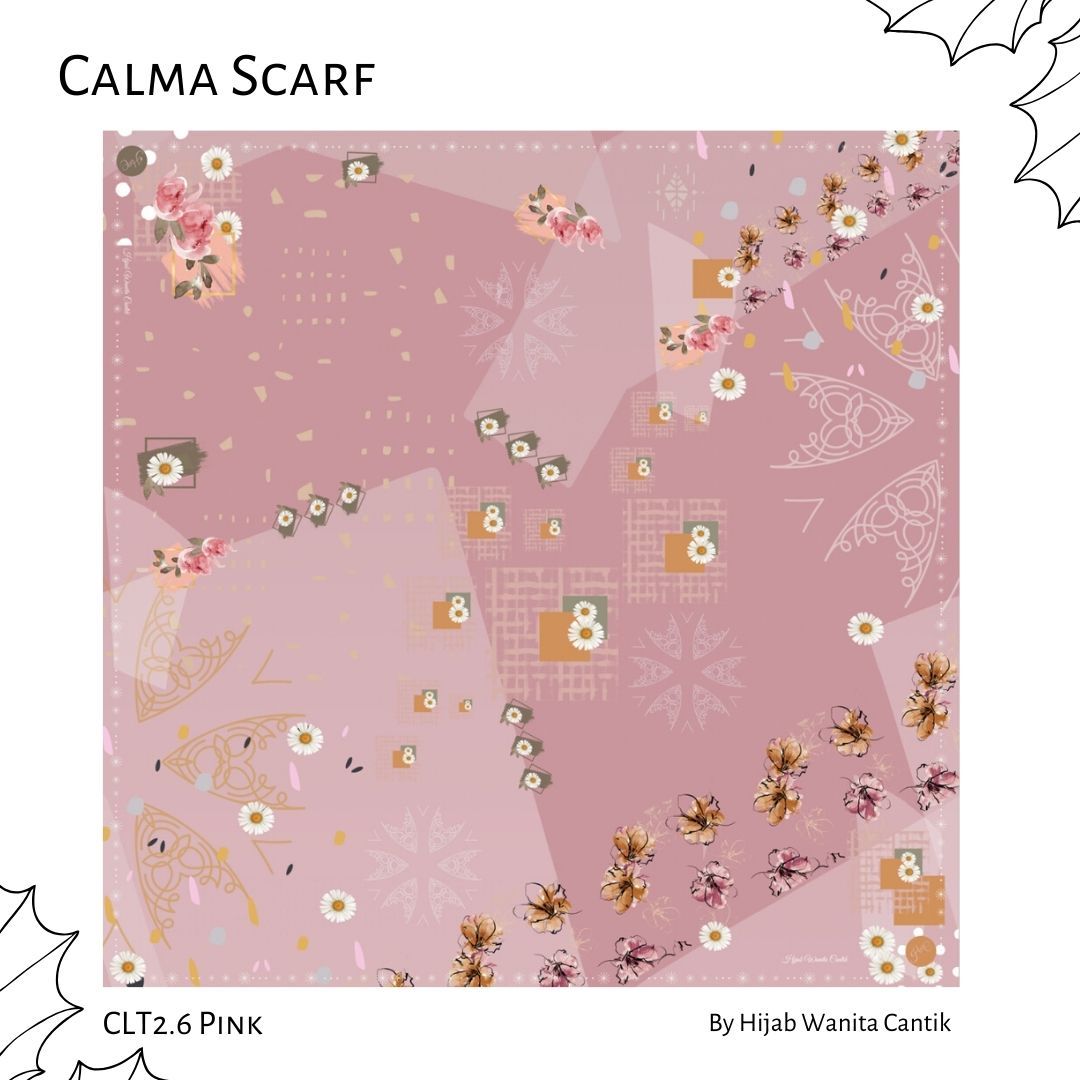 Calma Scarf Premium - CLT2.6 Pink