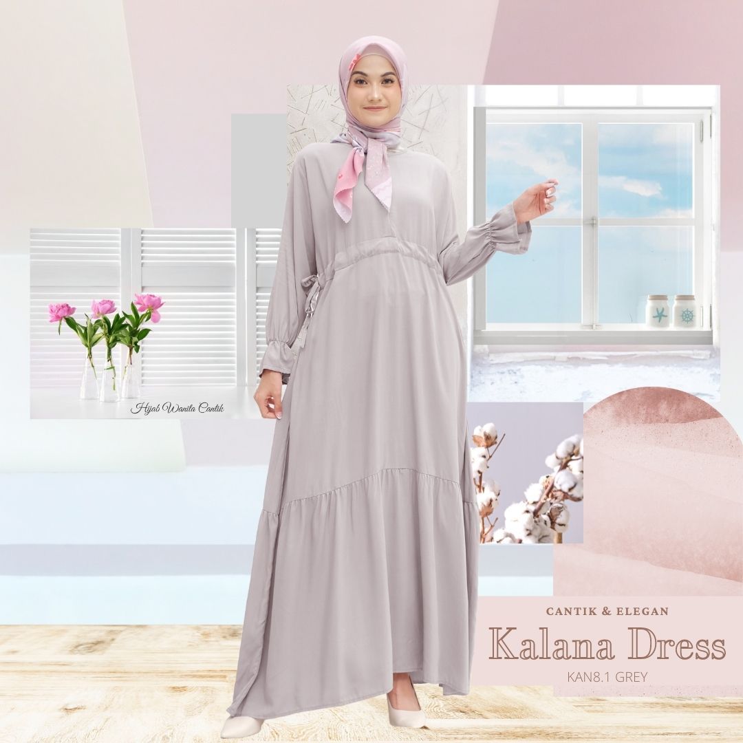 Kalana Dress - KAN8.1 Grey
