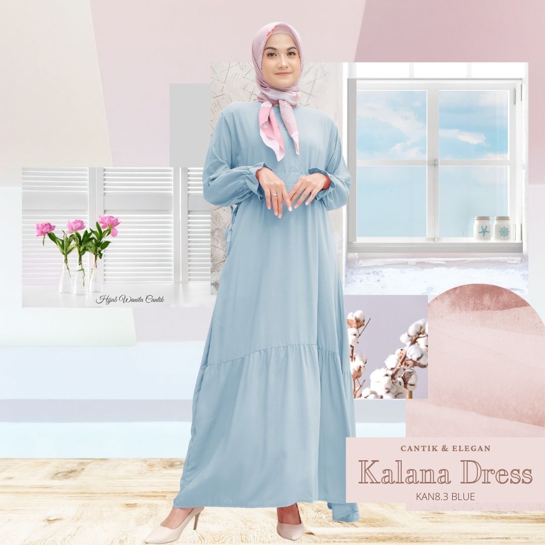 Kalana Dress - KAN8.3 Blue
