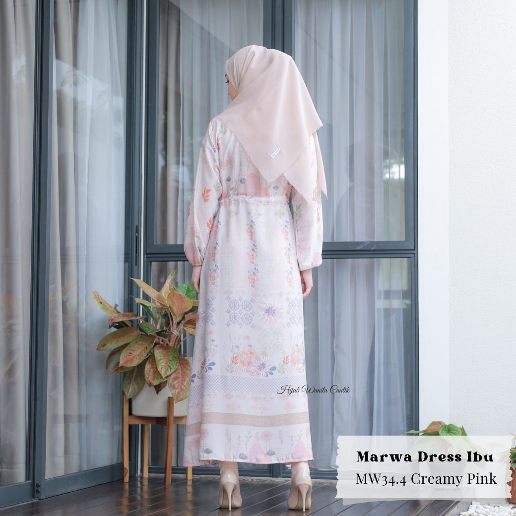 Marwa Dress - MW34.4 Creamy Pink