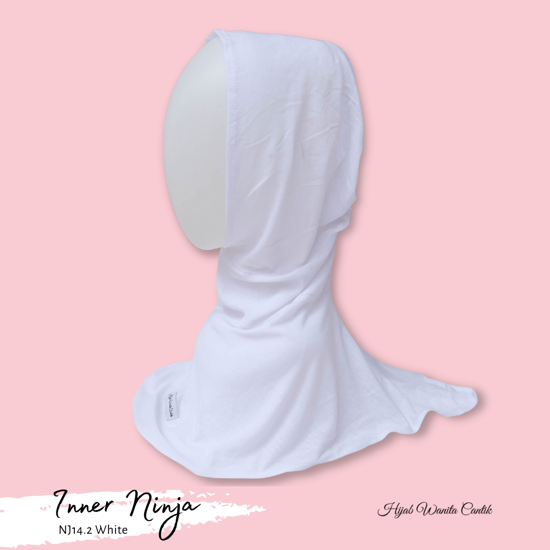 Inner Ninja Kaos Katun Super Nyaman | Ciput Hijab -NJ14.2 White
