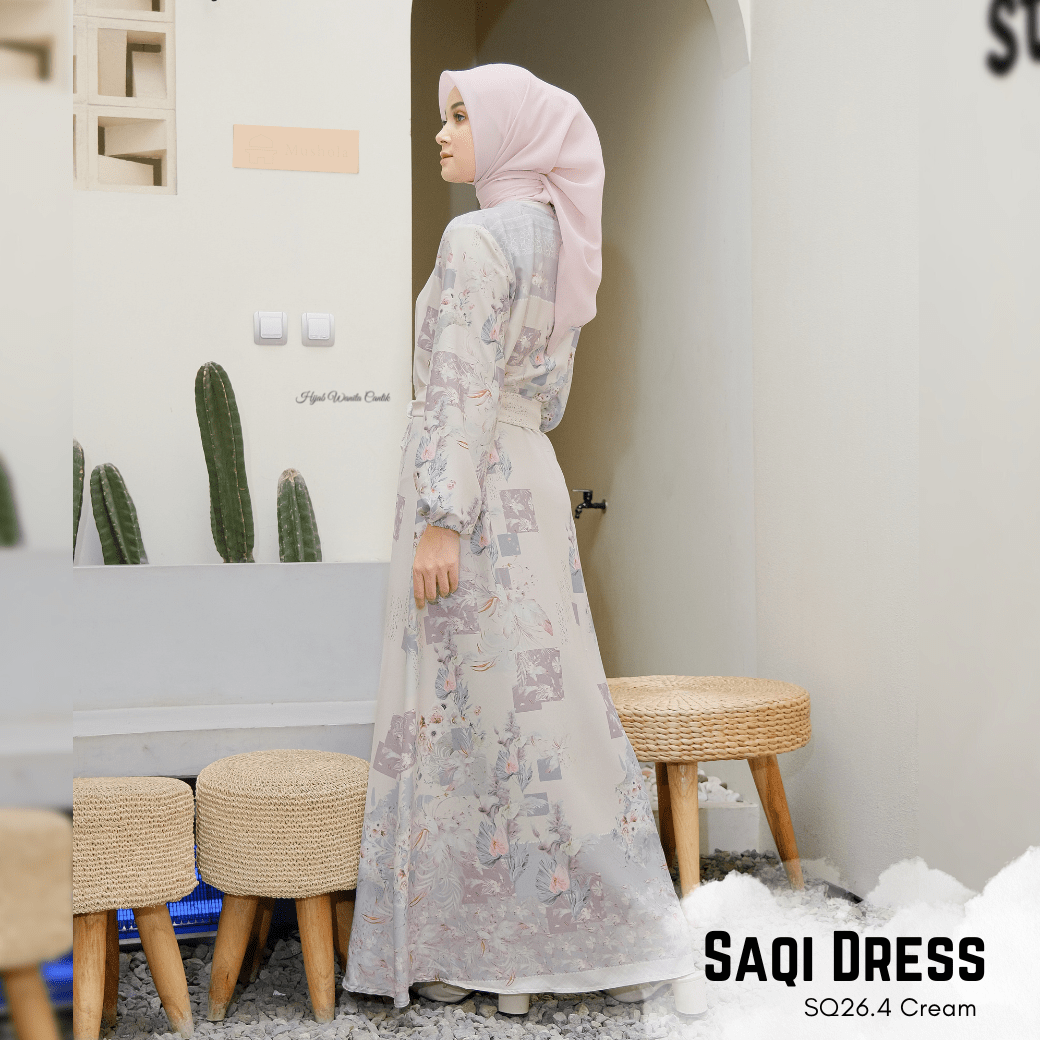 Saqi Dress - SQ26.4 Cream