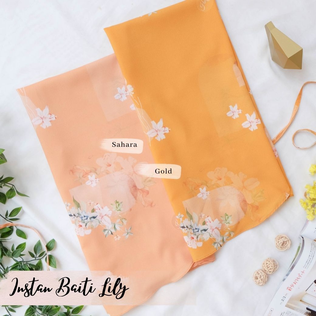 Hijab Instan Baiti Lily - BM45.37 Gold
